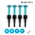 thumbnail image 3 of Aluminum Alloy Universal CVD Drive Shaft Dogbone Joint Replacement for Tamiya TT01 TT02 1/10 Remote Control Car, 3 of 7
