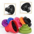 thumbnail image 5 of Universal Collapsible Hair Dryer Diffuser Attachment- Salon Grade tool,Lightweight Foldable Portable Travel Folding Design Fit Most of Blow Dryers,Black, 5 of 6