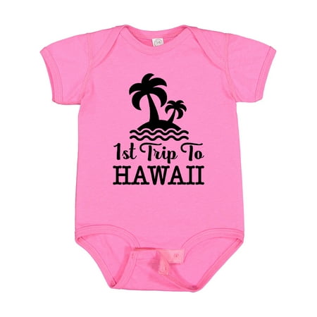

Inktastic First Trip to Hawaii Vacation Gift Baby Boy or Baby Girl Bodysuit