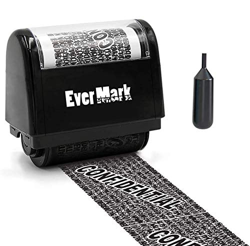 Identity Theft Protection Roller Stamp Protect Your ID Privacy Confidential Data 