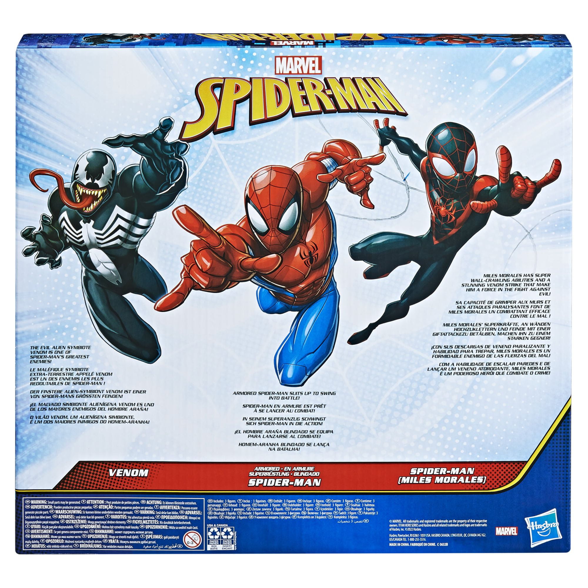 HASBRO Figurine Miles Morales - Spider-Man Titan Hero Series pas cher 