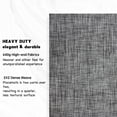 thumbnail image 2 of SMIXLN Placemats Set of 4, Vinyl Woven Place Mats for Kitchen Table Indoor/Outdoor, Washable Placemat Wipeable Dining Table Mats, Gray, 12x18 Inch, 2 of 8