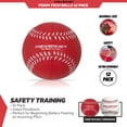 thumbnail image 2 of PowerNet Foam-Tech Utility Training Balls | Baseball Size, 2 of 6