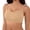 Beige, variant on Womens Scoop Neck Sports Bra, Spaghetti Thin Strap U Back Wireless Padded-free Camisole Yoga Tops Workout Yoga Bra Crop Top
