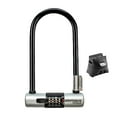 thumbnail image 2 of Kryptonite KryptoLok Combo Bike U-Lock, Anti-Theft Security, 12.7mm Steel Shackle, 4-Digit Resettable Combination, U-Shape, Black, 2 of 4