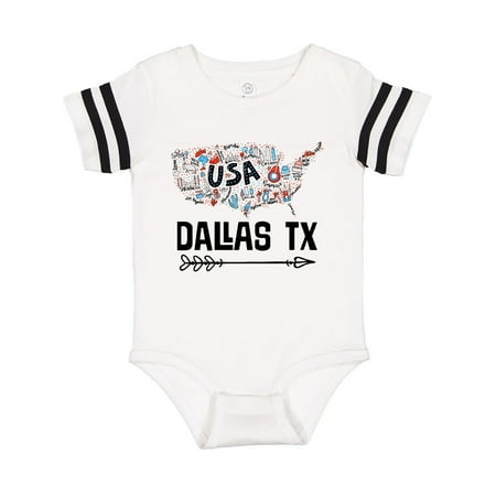 

Inktastic Dallas Texas USA Gift Baby Boy or Baby Girl Bodysuit