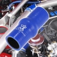 thumbnail image 2 of Unique Bargains 100cm Length 28mm Inner Dia Straight Hump Silicone Hose Coupler Intercooler Tube for Car Intercooler Intake Piping Blue, 2 of 6