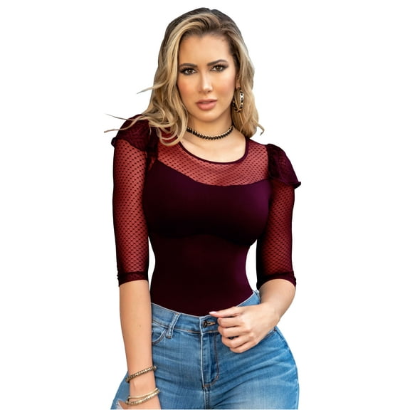 Fashion Slimming Bodysuit Thong Panty Blouse Girdle Fajas Colombianas Reductoras Moldeadoras Blusa 712W by Fiorella Shapewear