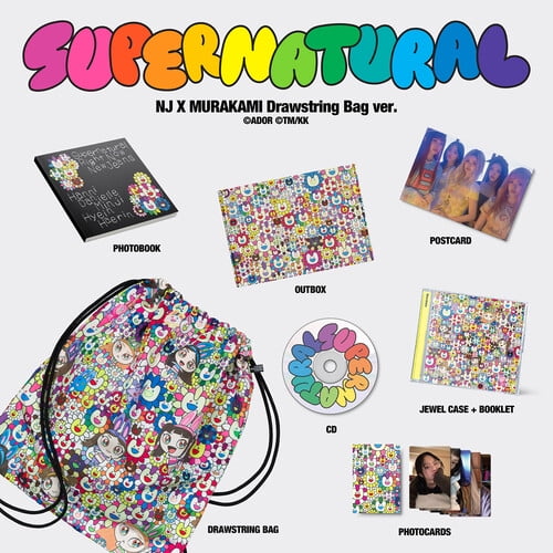 Newjeans'supernatural' NJ X MURAKAMI (Sac à Cordon ver.)