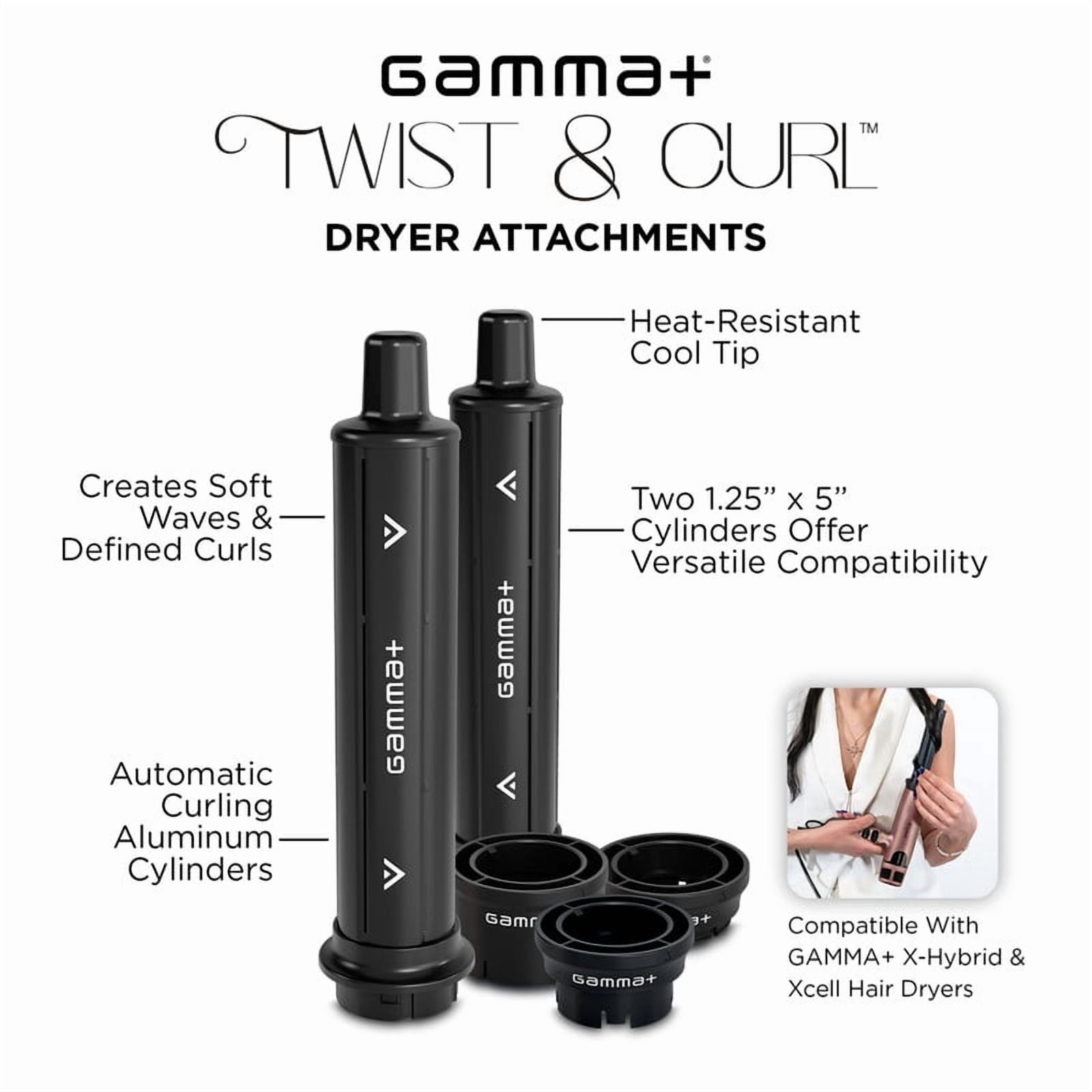 GAMMA+ Twist & Curl Air Dryer Attachments Compatible with certain models of GAMMA+ and StyleCraft Hair Dryers
