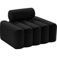 thumbnail image 2 of Meridian Furniture Melody Black Velvet Chair, 2 of 11