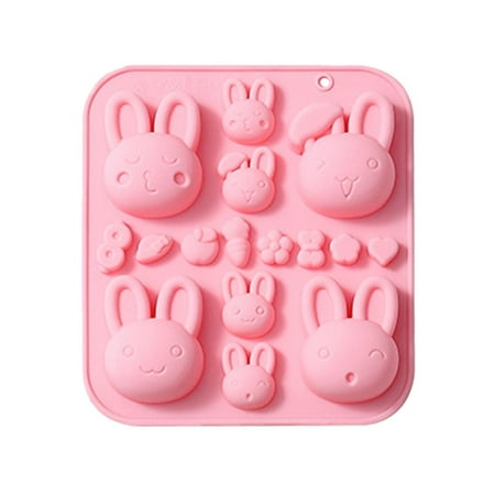 

WAHIUHIUA Cake Mould Clearance Cute Bunny Theme Silicone Drip Gel Homemade Diy Chocolate Candy Cake Molds Cake Mould Round Cake Mould Heart Shape Cake Decorating Moulds Aluminum Food Decorating Moulds