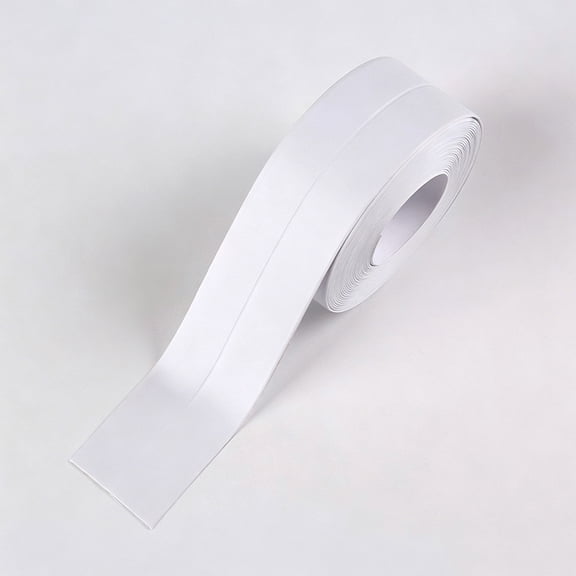 Caulk Tape, White Sealant Tape for Bathroom, Bathtub, Kitchen, Sink, Toilet, Edge Caulking Strip