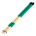 thumbnail image 2 of Pack of 2 Drum Brushes Rods Beaters Green 400mm Percussion Instrument Parts,, 2 of 8
