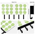 thumbnail image 2 of Green Lemon Mail Holder Organizer Wall Mount with Shelf Key Holder Key Rack with 5 Key Hooks for Wall Decorative, 2 of 6