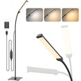 thumbnail image 1 of Lampe sur Pied, iFalarila Lampes de Lecture sur Pied [120 DEL avec 3 Modes de Couleur 3000K-6000K et 10 Réglages de Luminosité] Lampe de Bureau à Intensité Réglable Av, 1 of 6