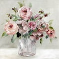 thumbnail image 2 of Robinson, Carol 20x20 Gold Ornate Wood Framed with Double Matting Museum Art Print Titled - Blushing Blossoms, 2 of 4