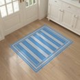 thumbnail image 3 of ODIKA 3'x5' Washable Throw Rug Striped Horizontal Band Decorative Scandinavian Stripes for Entryway, Kitchen, Mudroom, Stain Resistant, Low Profile, Non-Slip, 3 of 7