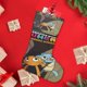 thumbnail image 4 of El Asombroso Mundo de Gumball Tema: Calcetines de Navidad, fino lino blanco para colgar en escaleras y chimenea, decoración navideña para el hogar, regalo de Navidad. 45cm × 32cm, 4 of 5