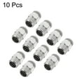 thumbnail image 3 of Uxcell 10pcs Push to Connect Fitting 3/8" x 3/8" Thread Straight Union Fitting, White, 3 of 7