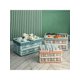 thumbnail image 1 of 1pc Portable Folding Storage Basket With Handle - Large Capacity For Food And Snack Storage, For Outdoor Camping, Piic, Grocery Shopping And Bathroo, 1 of 5