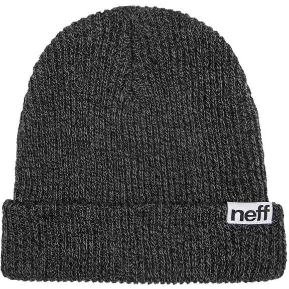 Unisex NEFF Fold Heather Beanie Charcoal One Size Fits Most