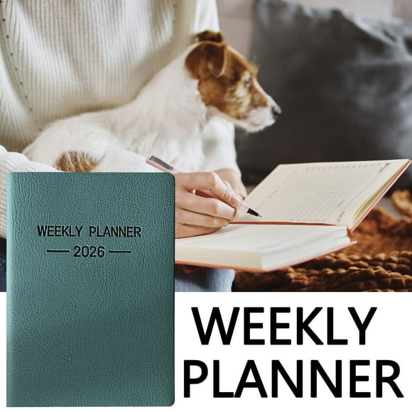 Cuaderno Diario Compacto A7 | Organizador portátil de 128 páginas | Libro de memorandos de diario de viaje | Programador de papel ligero y duradero y flexible de 78x106mm | De una sola pieza