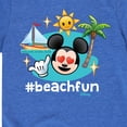 thumbnail image 3 of Disney Emoji - Beach Fun - Toddler And Youth Short Sleeve Graphic T-Shirt, 3 of 5
