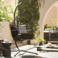 thumbnail image 2 of Bouclair Chaise Suspendue Noire, 2 of 7