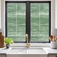 thumbnail image 3 of Sage Green Window Privacy Film, Vintage Modern Abstract Art Ombre Static Cling UV Sun Blocking Tint Film Heat Control Windows Films for Bedroom Bathroom, Window Stickers 17.7"x39.3", 3 of 8