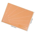 thumbnail image 2 of FONWILYO A4 Double Sided Orange Cutting Mat with Grid and Stable Base for Artist Craft Work, 2 of 6