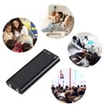 thumbnail image 5 of Professional voice recorder, 8gb/16gb/32gb mp3 digital audio recorder with usb 2. 0, portable tf card dictaphone for lectures & meetings, lightweight & easy to use, 5 of 7