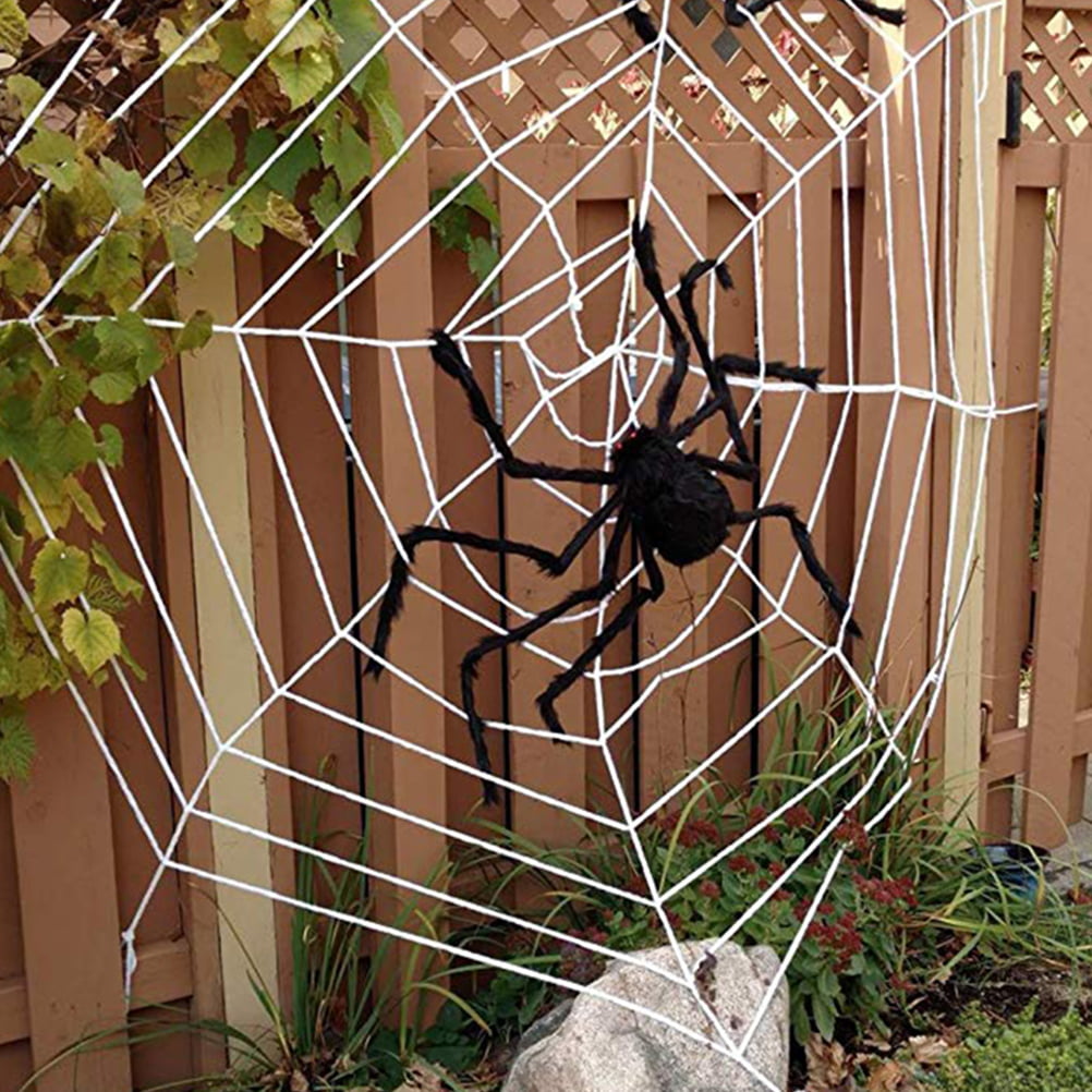 Outdoor Yard and Lawn Decor JOYIN Halloween 60” Black Hairy Spider with Sound and Vibration Halloween Indoor Halloween Spider Decorations for Halloween Prop Decorations 