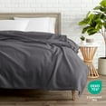 thumbnail image 3 of Bare Home Polar Fleece Bed Blanket - Lightweight - Premium Fleece - Throw, Forged Iron Gray, 3 of 10