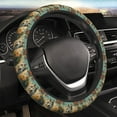 thumbnail image 6 of Bingfone Forest Maple Leaf Husky Steering Wheel Cover - Universal 15 Inches Car Steering Wheel Covers Grip Auto Internal Accessories, 6 of 6
