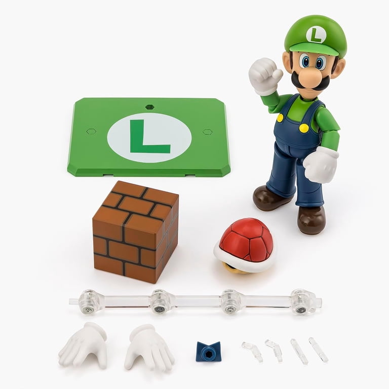 Tamashii Nations - Super Mario - Luigi S.H.Figuarts Action Figure