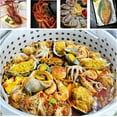 thumbnail image 3 of Propane Stove Burner, 100 Qt Seafood Boil Pot with Strainer Basket & 110,000 BTU High-Pressure Burner for Crawfish, Crab, Shrimp, 3 of 7