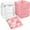 Pink, variant on Duslogis Paper Charcuterie Boxes with Clear Lids,20 Pack Square Disposable Food Containers,Paper Cake Boxes Dessert Boxes,5 Inch Bakery Boxes,Disposable Sandwich Box for Cake Cookies (Brown)