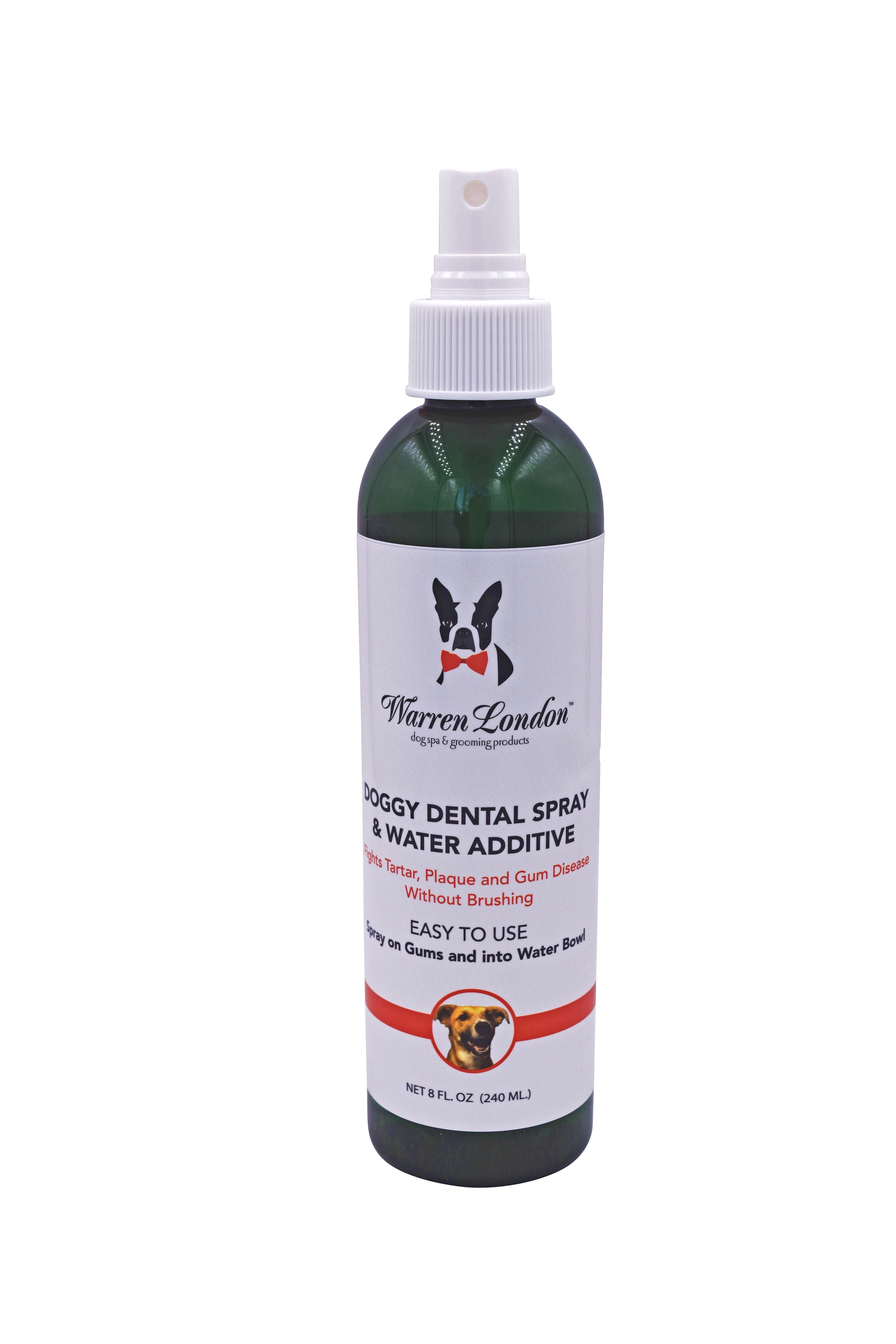 Warren London Doggy Dental Spray for Dog Bad Breath 8 oz