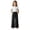 Black, variant on KPOPLK Girls High Waisted Uniform Pants Kids Wide Leg Dress Pants Casual Trousers with Pockets 3-14 Years Black Size 8-9 Years