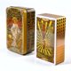 thumbnail image 1 of Caja de hierro, baraja de cartas de Tarot con estampado en caliente, naipes de alta gama, venta al por mayor, cartas de oráculo, 1 of 3