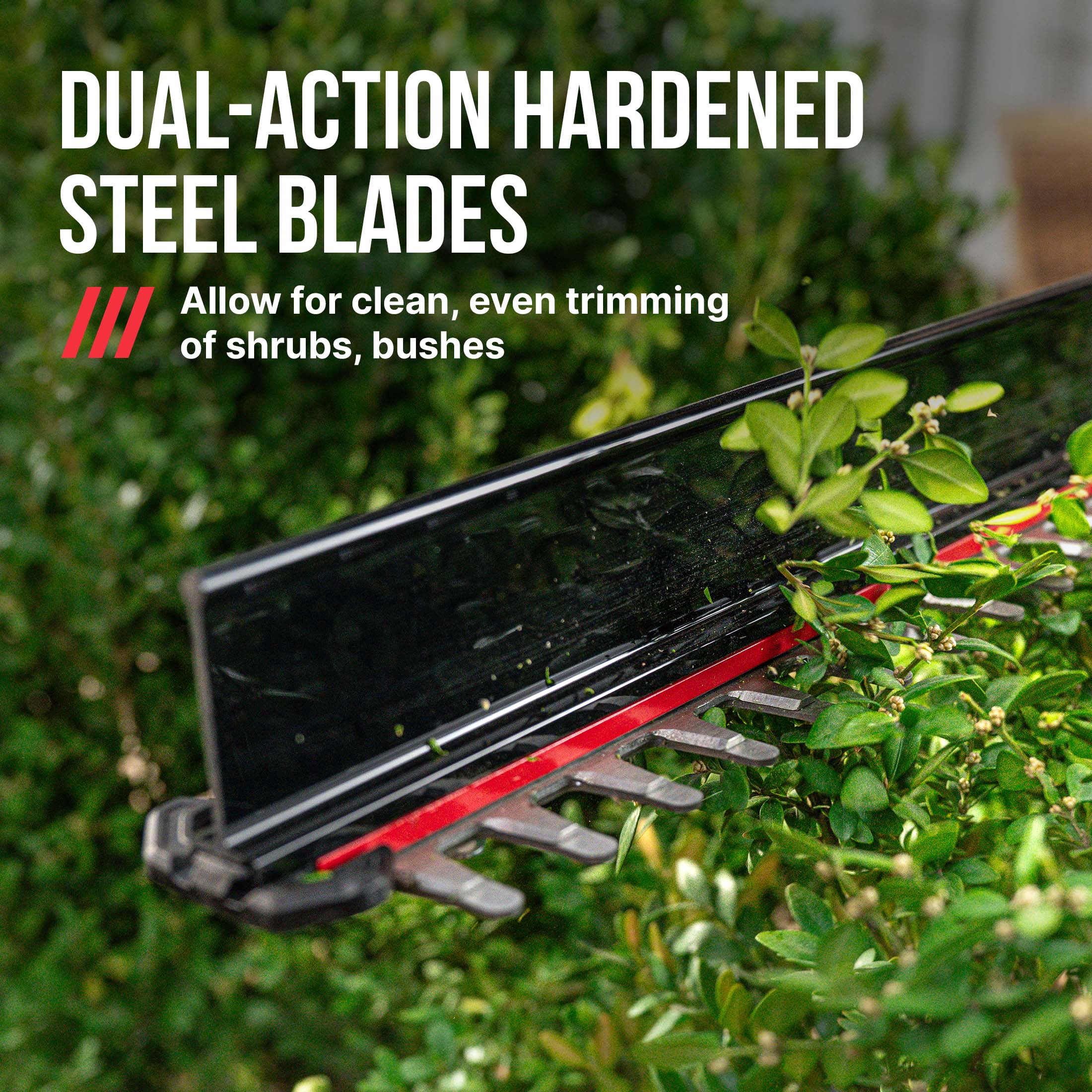 SKIL PWR CORE 40V Brushless 24-Inch Hedge Trimmer Kit with Dual-Action Steel Blades, 2.0Ah Battery and 60W Charger, HT2400C-11