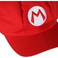thumbnail image 2 of Conjunto de 2 sombreros de Super Mario - Gorras de Mario y Luigi Personajes de videojuegos rojos y verdes Sombreros temáticos de juegos retro, 2 of 5
