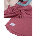 thumbnail image 5 of ZIMEGO Mens Short Sleeve Ringer Tee - Color Block Raglan Casual T-Shirt, 5 of 6