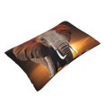 thumbnail image 3 of Bixox Elephant Sunset in Kenya Printed Pillow Protector,Super Soft Ideal for Home,Guests,Rentals - 16"x24", 3 of 8