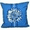Blue, variant on Simply Daisy 16" x 16" Flower Child 2 Floral Print Pillow