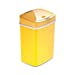 thumbnail image 3 of Nine Stars - Trash can - rectangular - motion sensor lid - 3.2 gal - plastic - yellow, 3 of 5