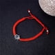 thumbnail image 4 of Pulseras con dijes de mal de ojo de Kabbalah de hilo rojo para protección y suerte, pulsera de amistad con hilo rojo tejido a mano ajustable, joyería de amuleto oso de fresa Electrónica, 4 of 5