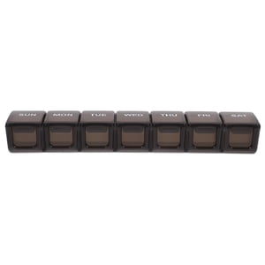 Organisateur hebdomadaire de pilules Pill Box Multi-grids Organisateur de pilule hebdomadaire Pill box Support pratique de pilule
