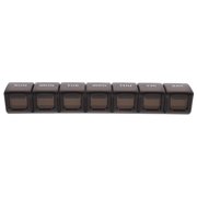 Shisuyan Travel Pill Organizer Weekly Pill Box Multi-grids Pill Organizer Weekly Pill Box Convenient Pill Holder